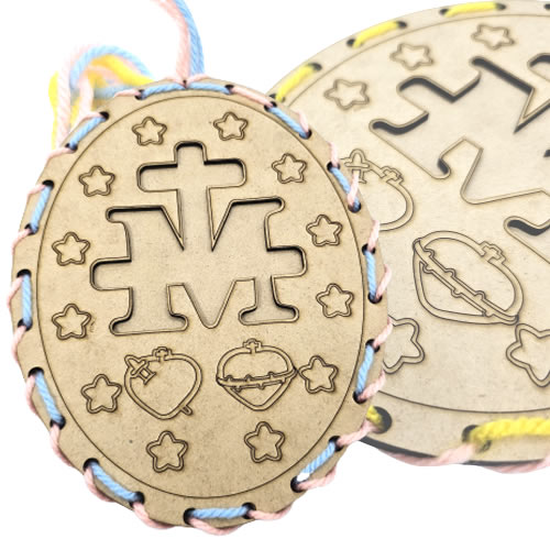 Kit Medalha Milagrosa Criativa