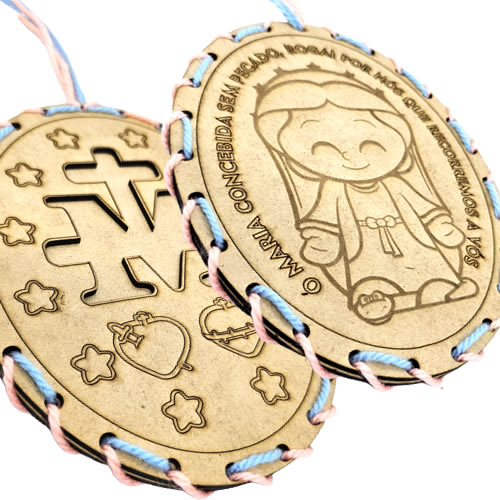 Kit Medalha Milagrosa Criativa