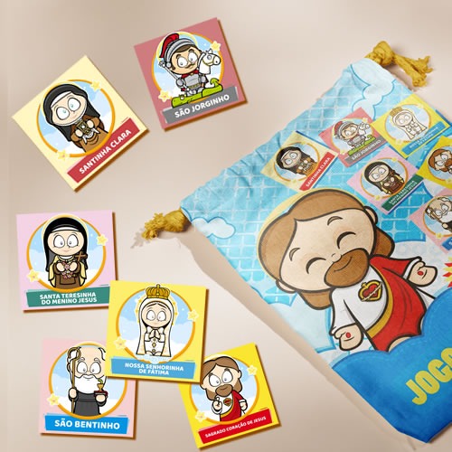 Jogo da Memória em MDF – Santos Católicos