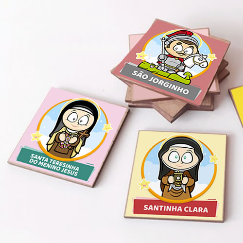 Jogo da Memória em MDF – Santos Católicos