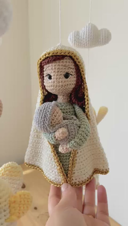 Mobile de Amigurumi Artesanal