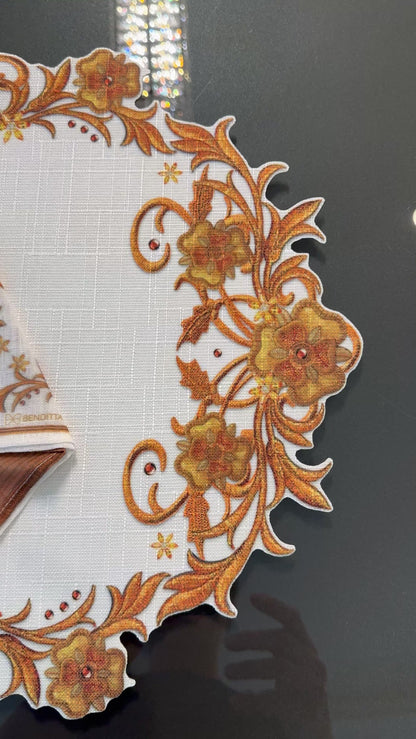 Placemat and Napkin - Religious Theme - 4 places