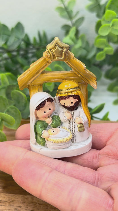 Sagrada Família de Nazaré em Resina 