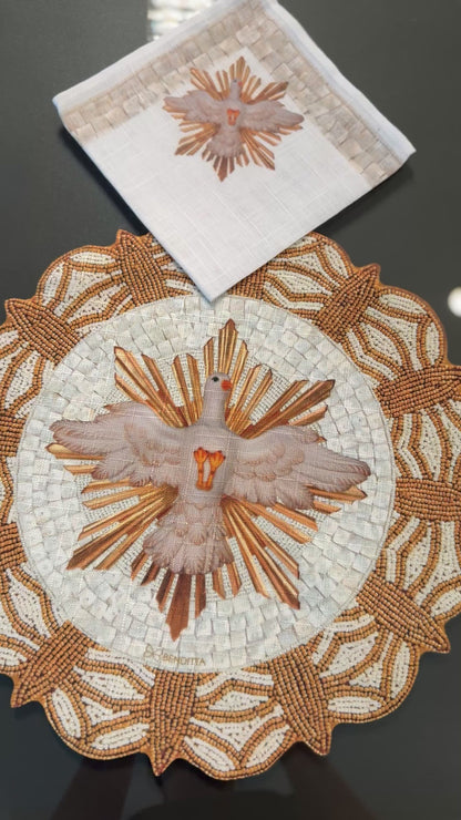 Placemat and Napkin - Religious Theme - 4 places