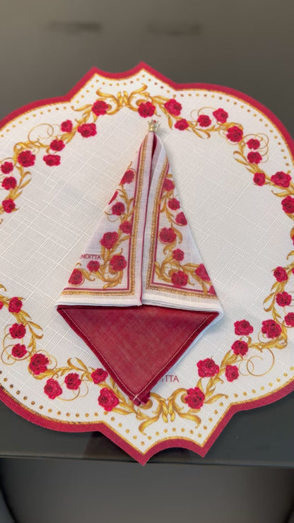 Placemat and Napkin - Religious Theme - 4 places