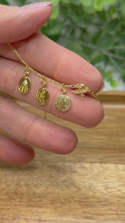 Pulseira Nossa Proteção – Devoções Marianas & São Bento