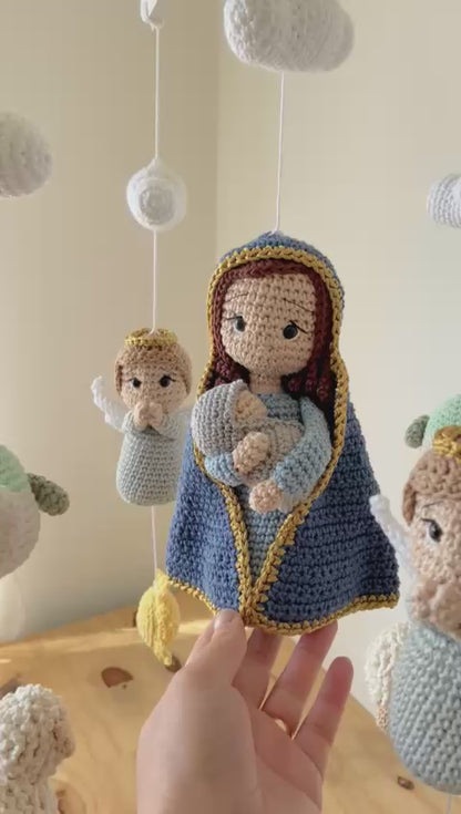 Mobile de Amigurumi Artesanal