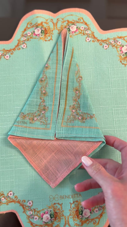 Placemat and Napkin - Religious Theme - 4 places