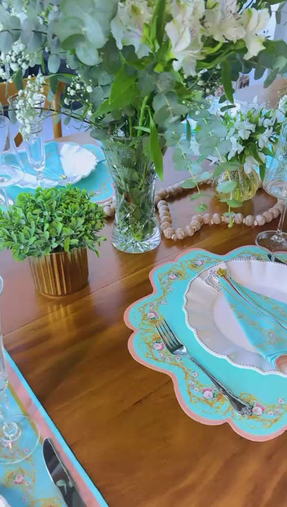 Placemat and Napkin - Religious Theme - 4 places