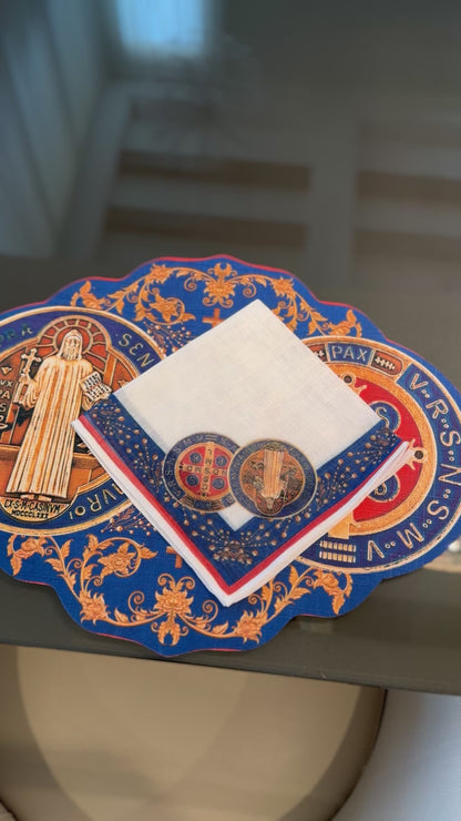 Placemat and Napkin - Religious Theme - 4 places