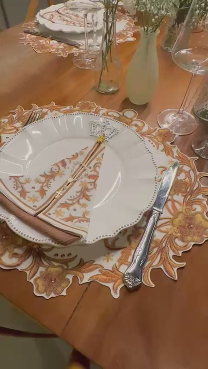 Placemat and Napkin - Religious Theme - 4 places