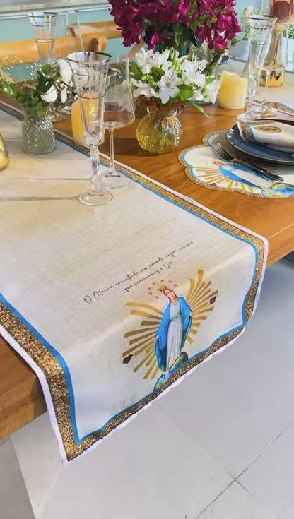Placemat and Napkin - Religious Theme - 4 places