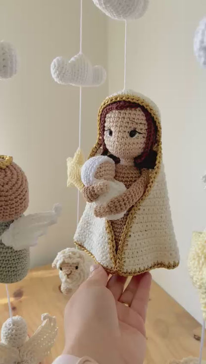 Mobile de Amigurumi Artesanal
