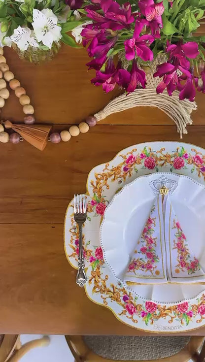 Placemat and Napkin - Religious Theme - 4 places
